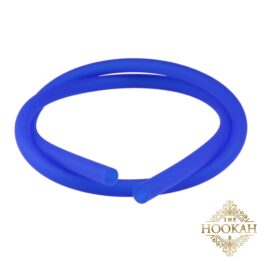 Silicone tube blue matt - THE HOOKAH