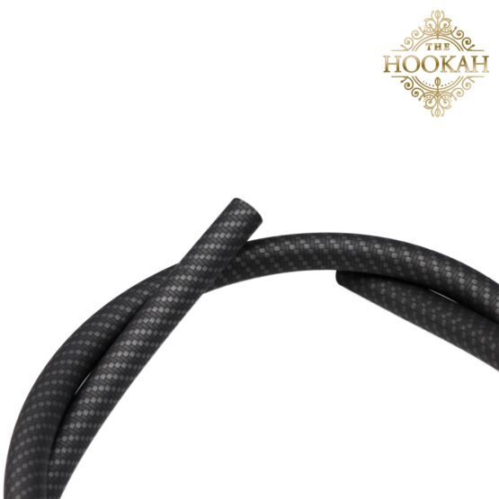 Tuyau en silicone carbone noir mat - THE HOOKAH