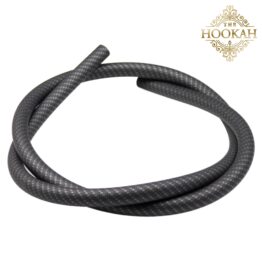 Silicone tube carbon black matt - THE HOOKAH