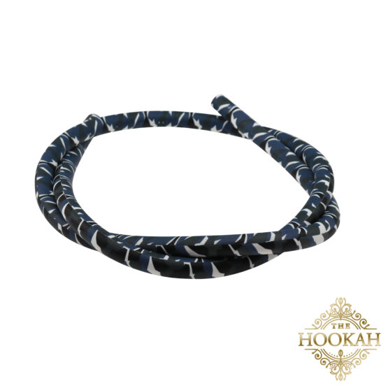 Silikonschlauch Camouflage Blau - THE HOOKAH