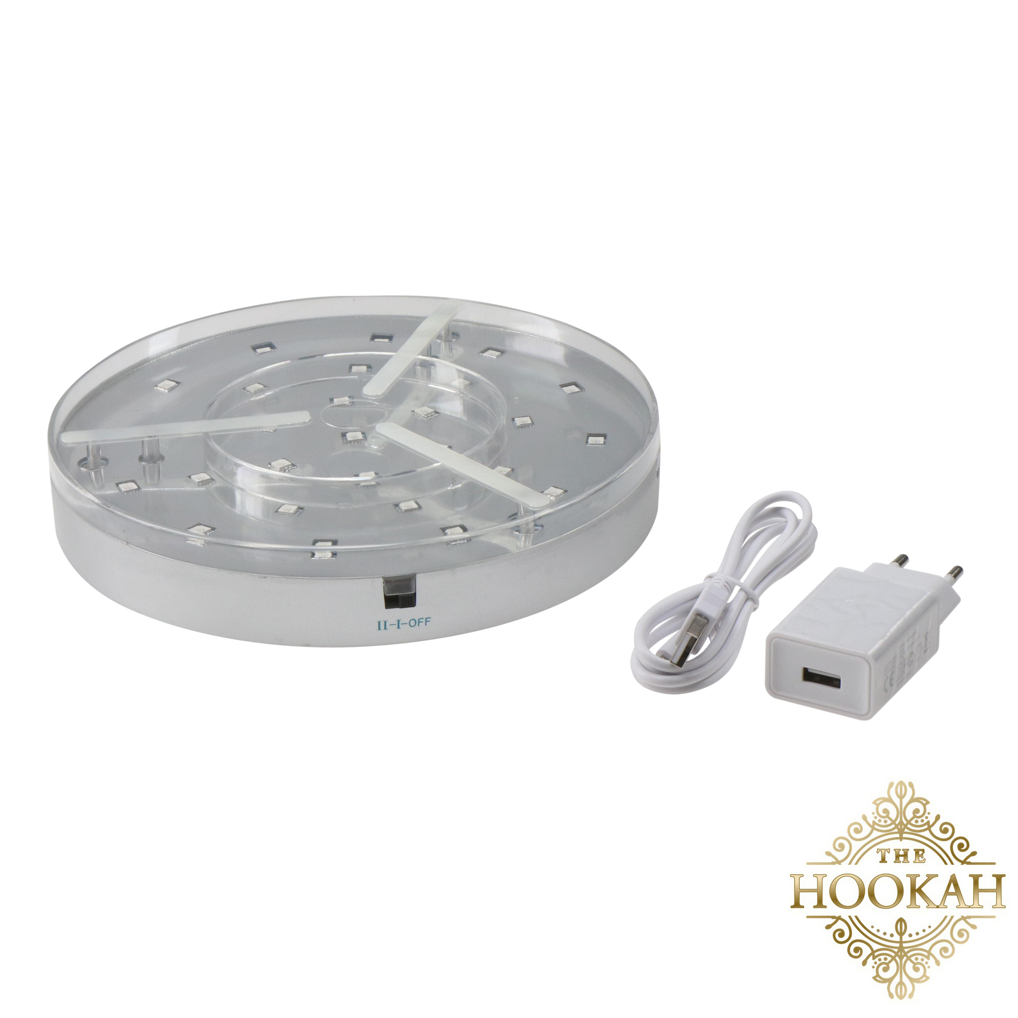 WOODOO LIGHT - UV LED coaster THE HOOKAH