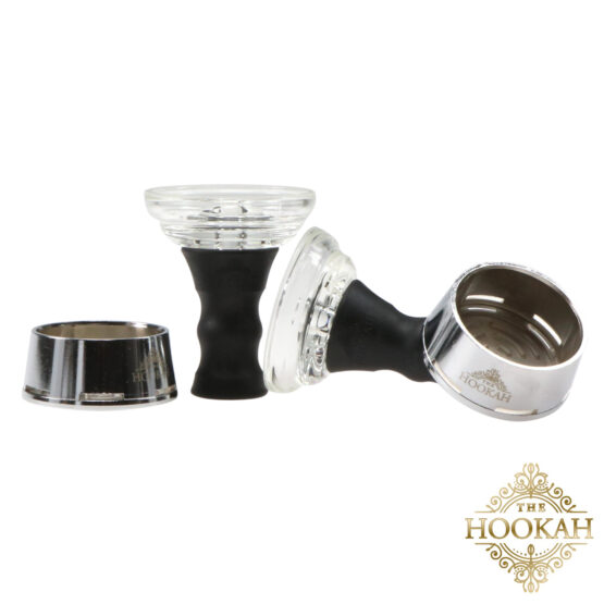 GLASKOPF KRISTALLGLAS MIT FIREBOX – THE HOOKAH – Bild 2