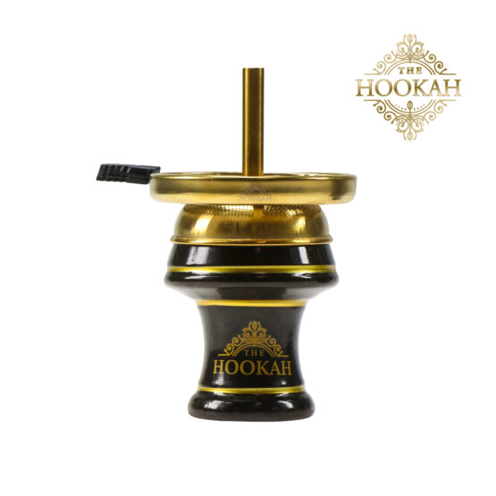 Stein der Weisen Steinkopf 5-Loch GOLD mit Kaminaufsatz Edelstahl THE HOOKAH