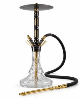 THE HOOKAH Black Mamba Shisha Schwarz Gold Hauptbild