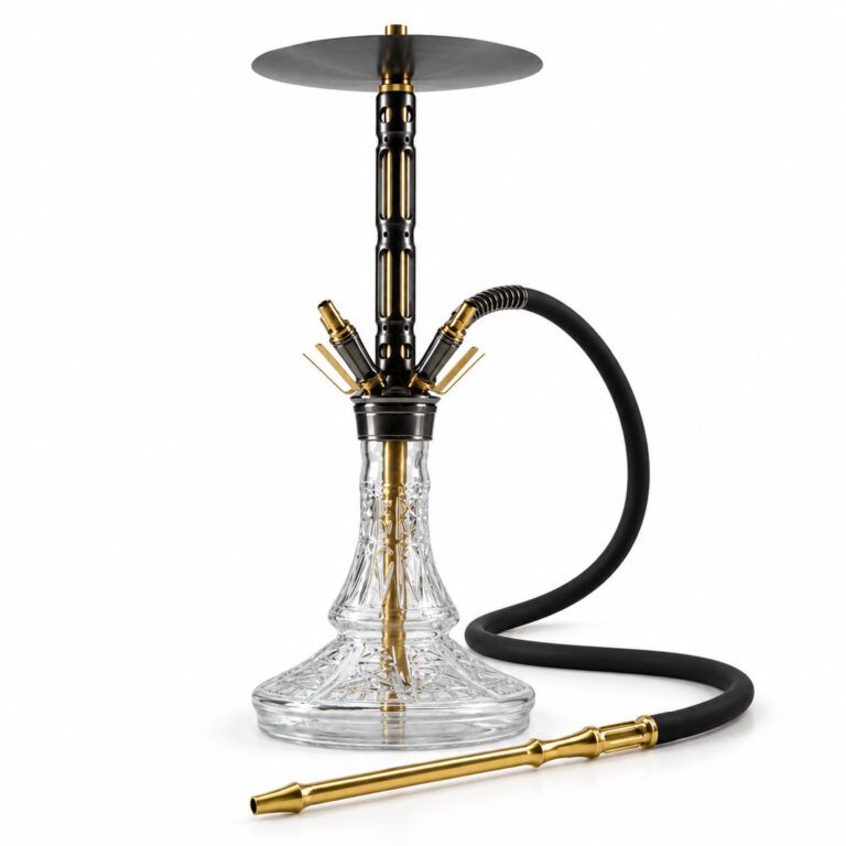 THE HOOKAH Black Mamba Shisha Schwarz Gold Hauptbild