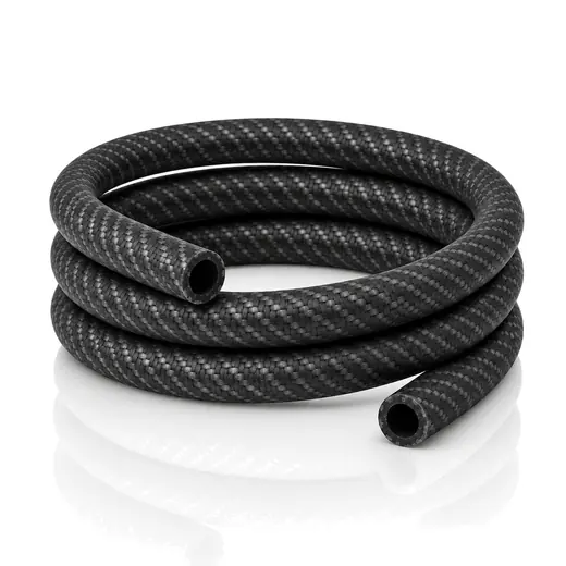 Shisha-Silikonschlauch Carbon Schwarz Matt – Produktansicht