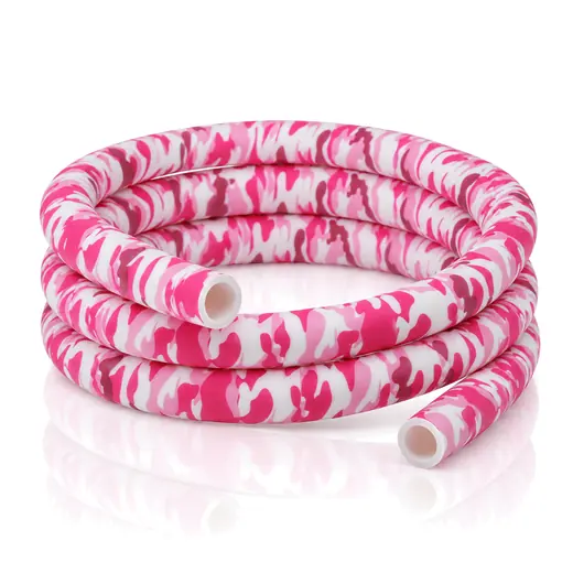Shisha-Silikonschlauch Camouflage Pink – Produktansicht