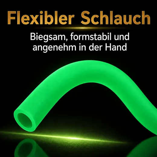Shisha-Silikonschlauch WOODOO Grün – flexible und knickfeste Ausführung