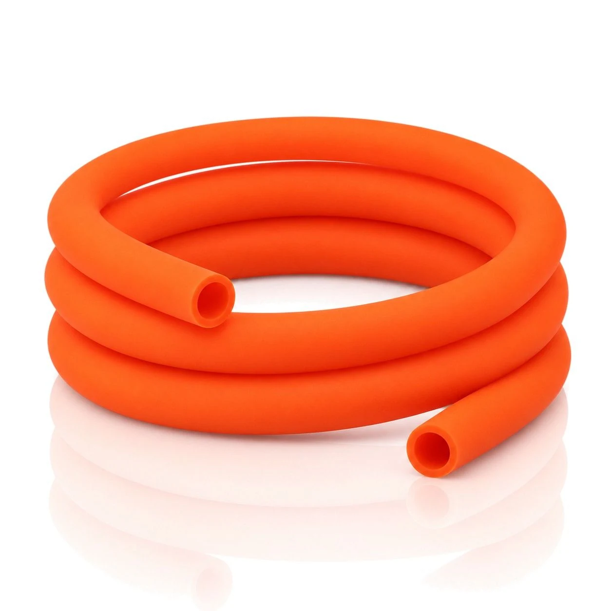 Shisha-Silikonschlauch Orange Matt – Produktansicht