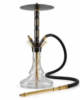 THE HOOKAH Black Mamba Shisha Schwarz Gold Hauptbild